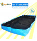 AgriRich Azolla Cultivation Bed 350 GSM 12ft x 4ft x 1ft (Blue/Black)